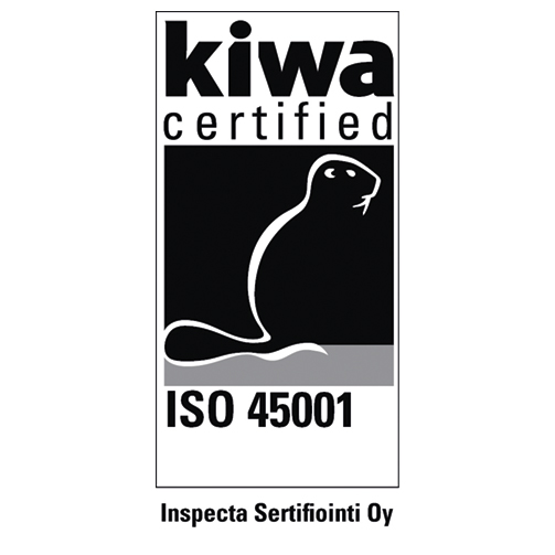 Kiwa-sertifioinnin merkintä.