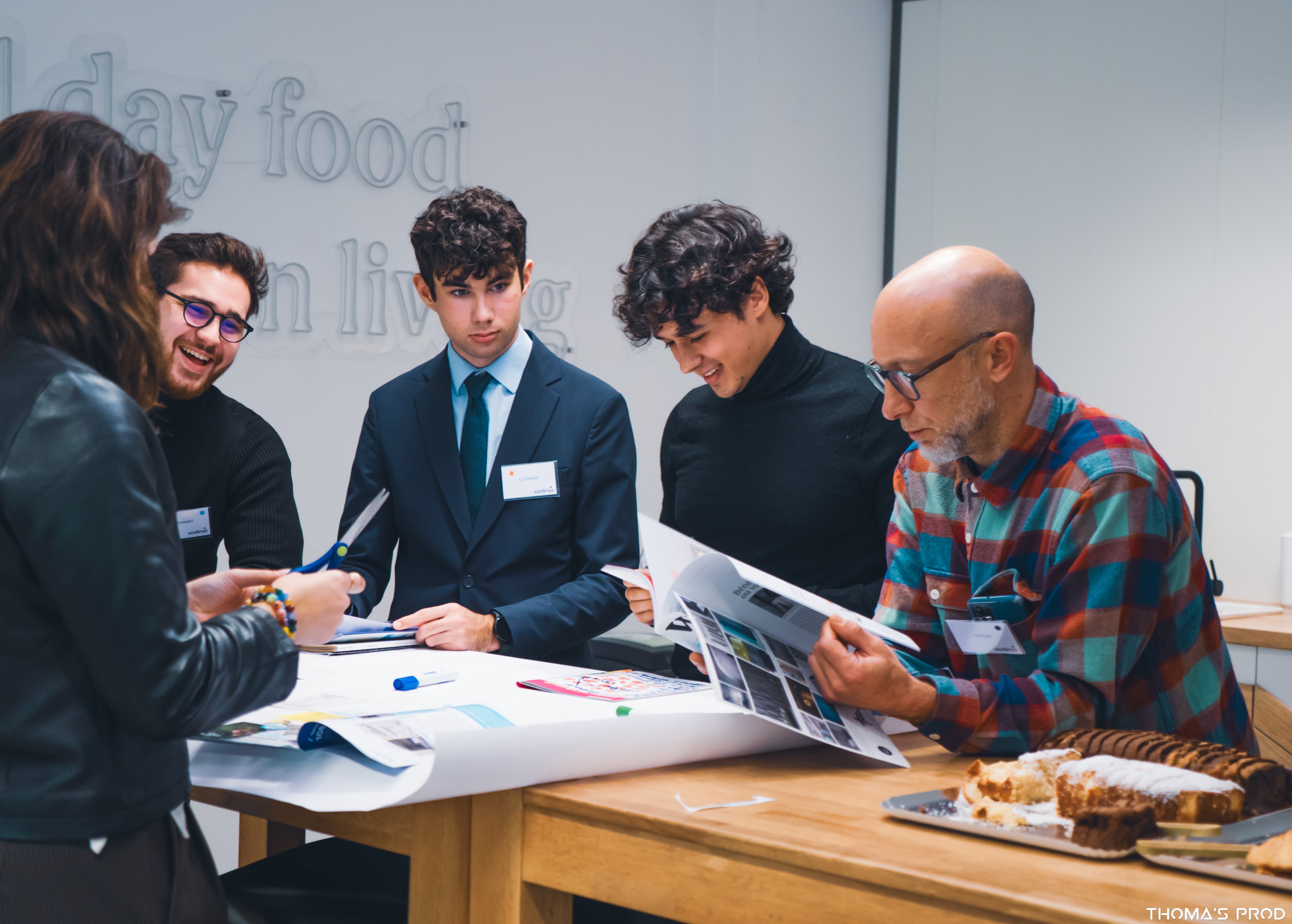 tuteurs et alternants autour d'une table