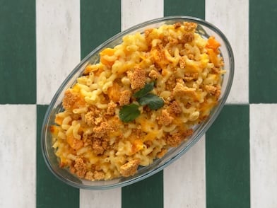 gratin coquillettes cheddar butturnut