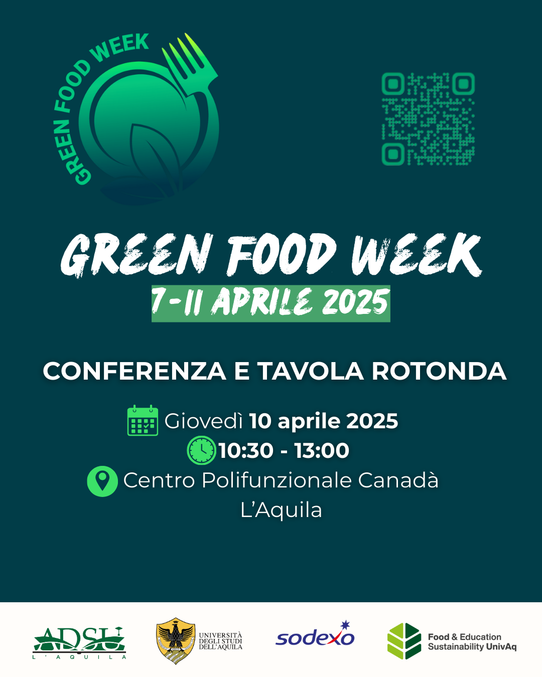 Green Food Week 2025 QR code