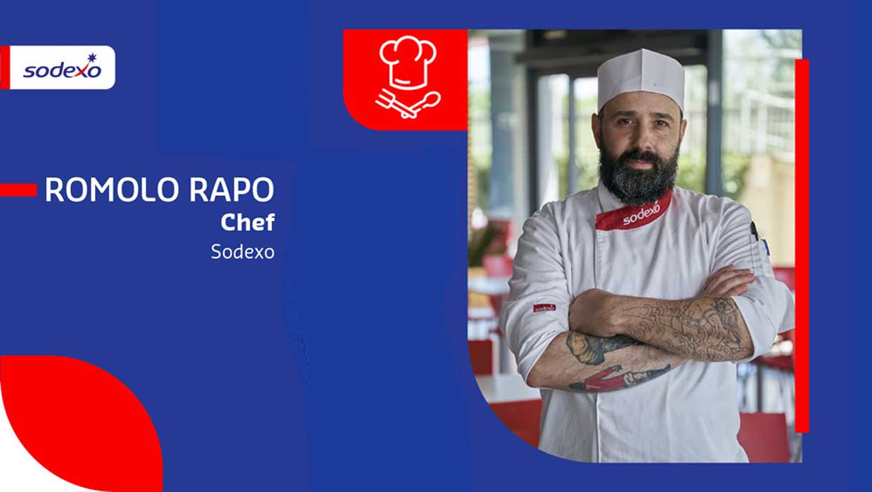 Chef Romolo Rapo e la pizza “baciata” che stimola la felicità