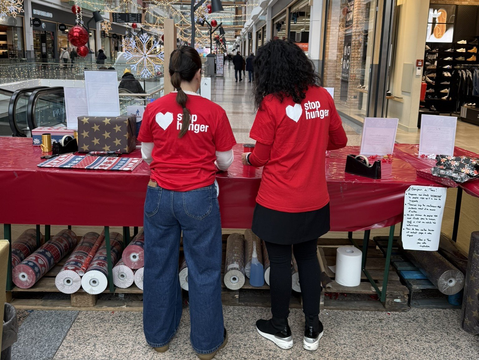 stop hunger emballage cadeaux