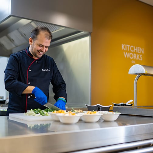 Kitchen Works - Sodexo - levendige sfeer