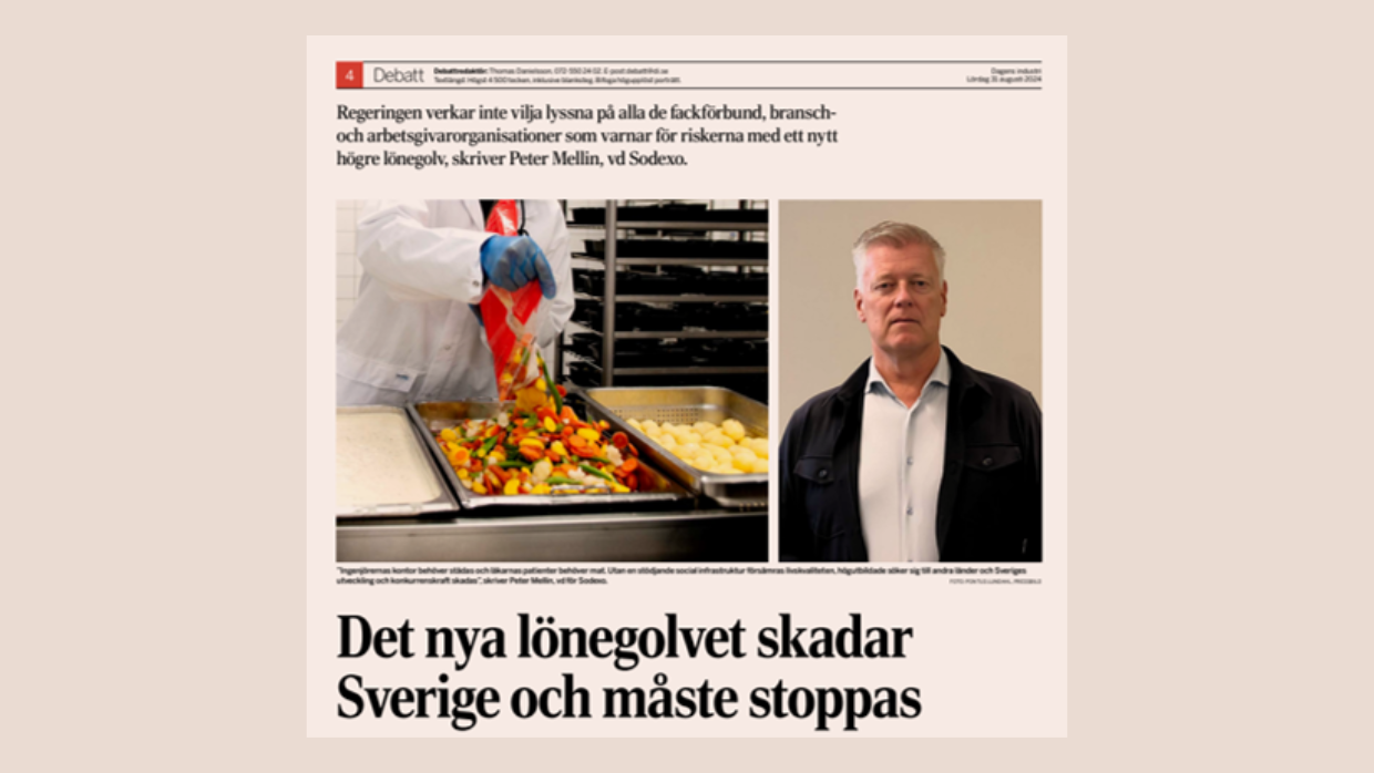 Debattartikel Peter Melin