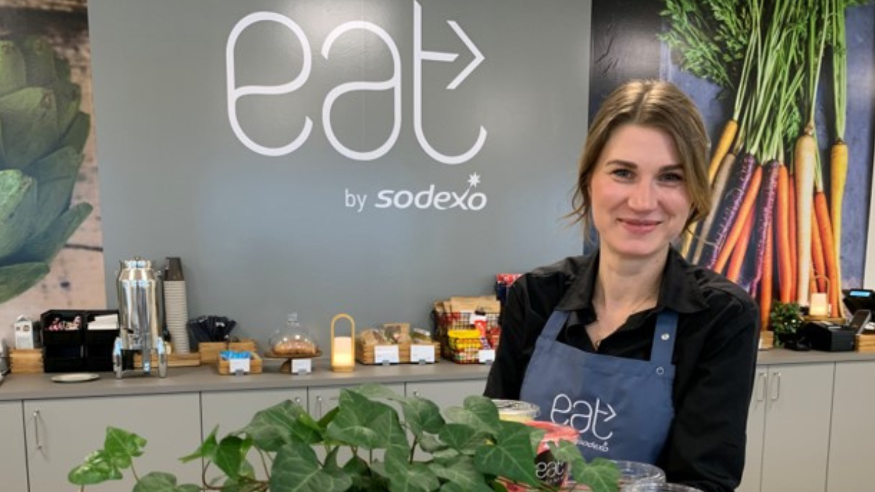 Platschef på en av Sodexos EAT-restauranger i Sverige
