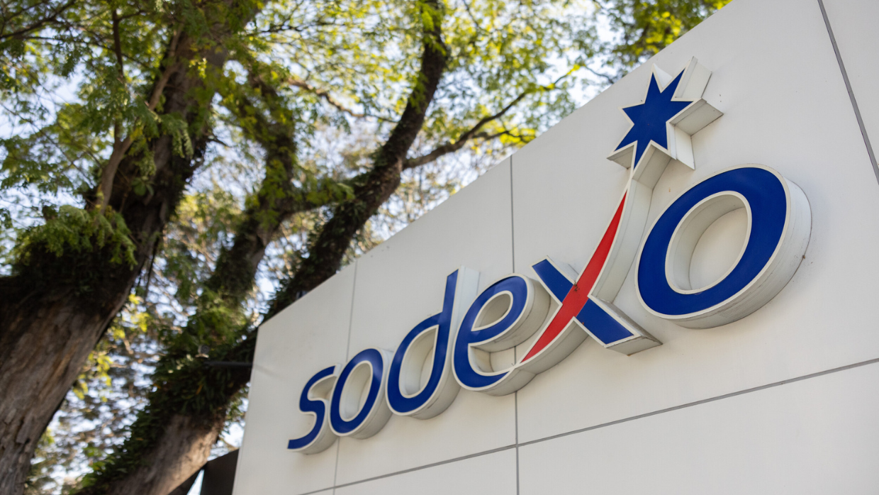 Picture of a Sodexo signage outdoors