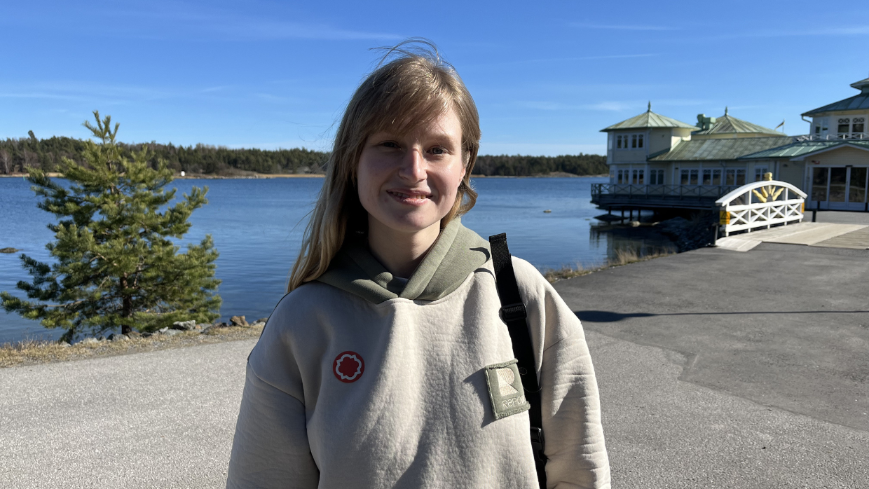 Kristina, medicinsk rådgivare från Ukraina som besökt Nynäs Havsbad via Repower. 