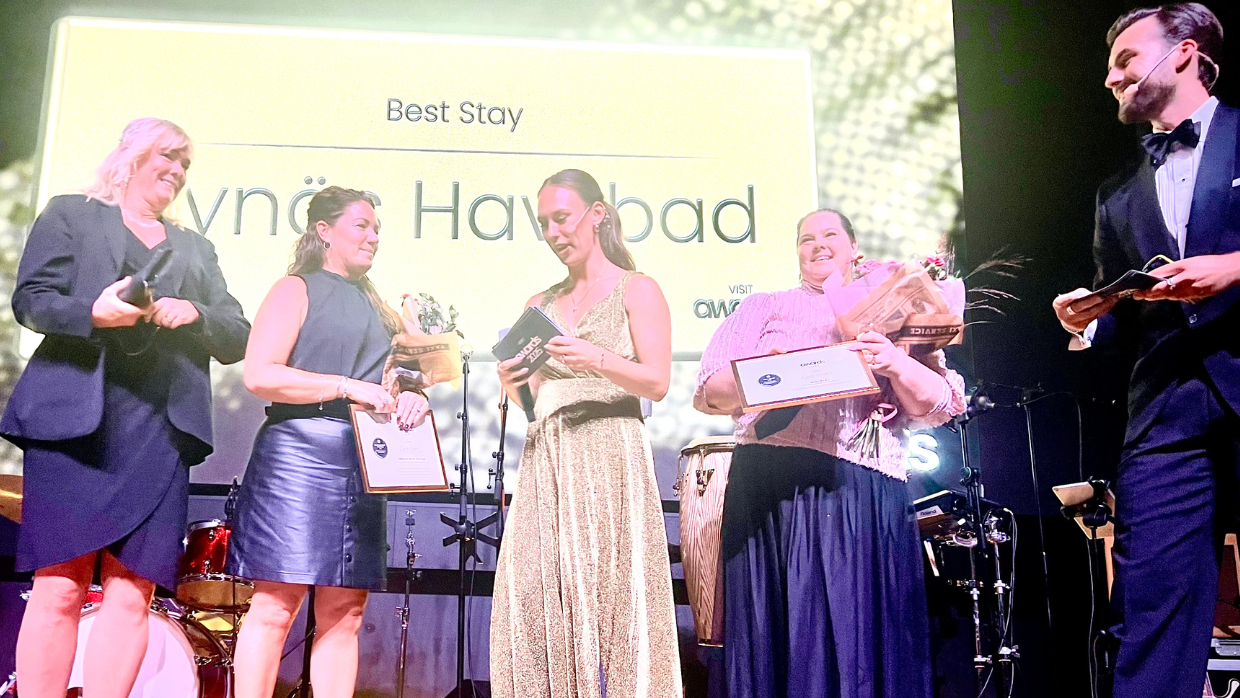 Nynäs Havsbad får priset Best Stay under Visit Group Awards 2025