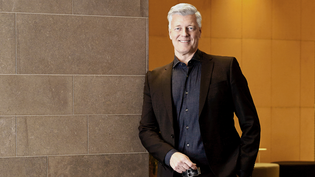 Porträttbild på Peter Melin, Sodexos vd i Sverige