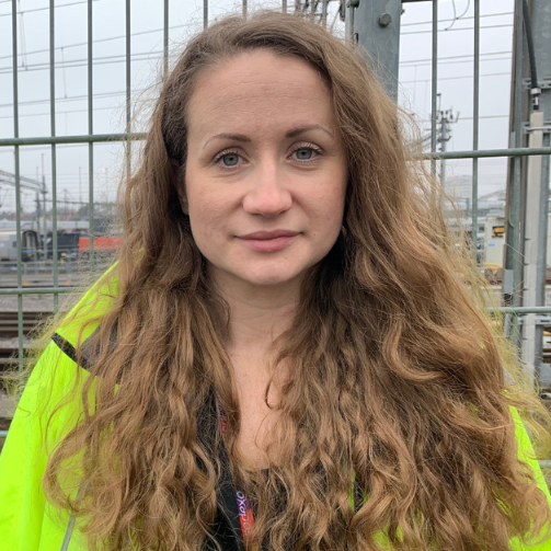Porträttbild på Liza Zidén, driftchef Cleaning Services Transport Sodexo Sverige