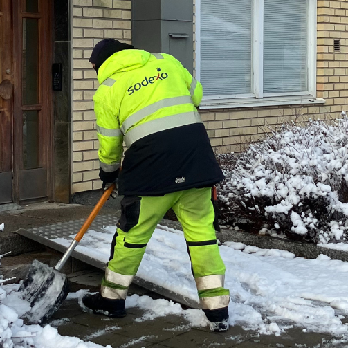 Servicetjänster utemiljö snöröjning