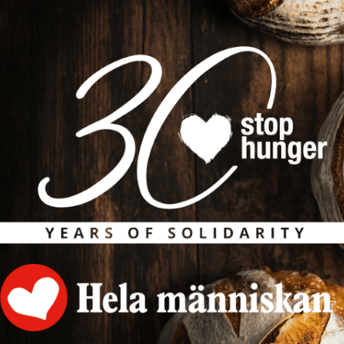 Stop Hunger Hela människan insamling hjärtebröd