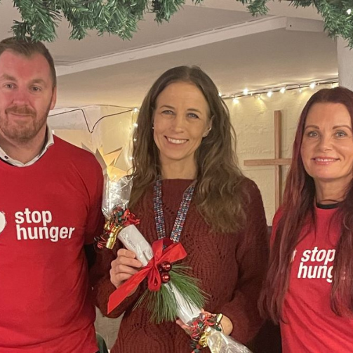 Överlämning av julgåvor Trappaner 2024