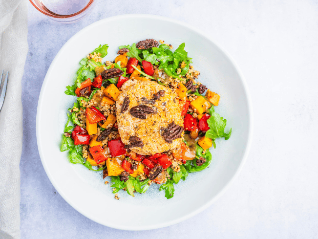 Sallad med tillbehör