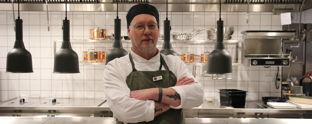 Håkan Andersson, kock på Galleri Curie
