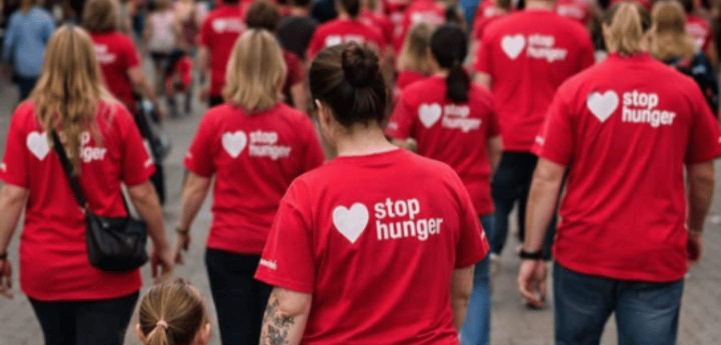 Stop Hunger Servathon Promenad med mening