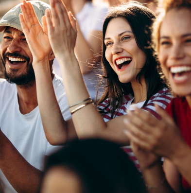 Happy people
