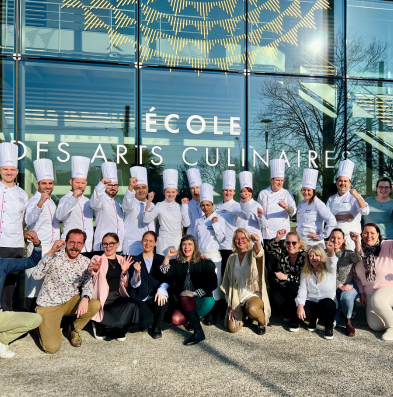 Sodexo kollegor på utbildning i Paris
