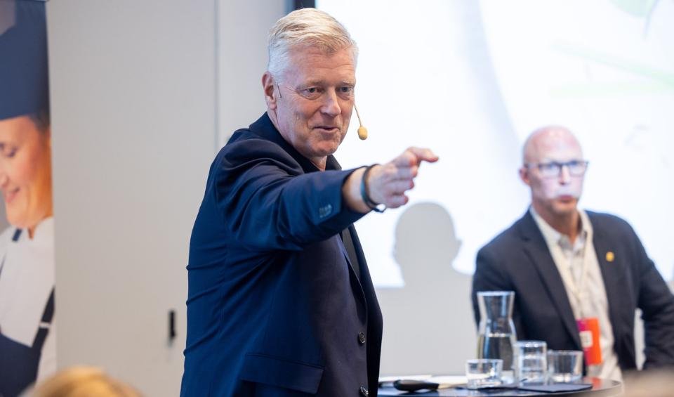 Peter Mellin på Sodexos sidoevent på Stockholm Food Forum oktober 2025