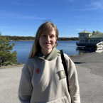 Kristina, medicinsk instruktör från Ukraina vilade och återhämtade sig på Nynäs Havsbad