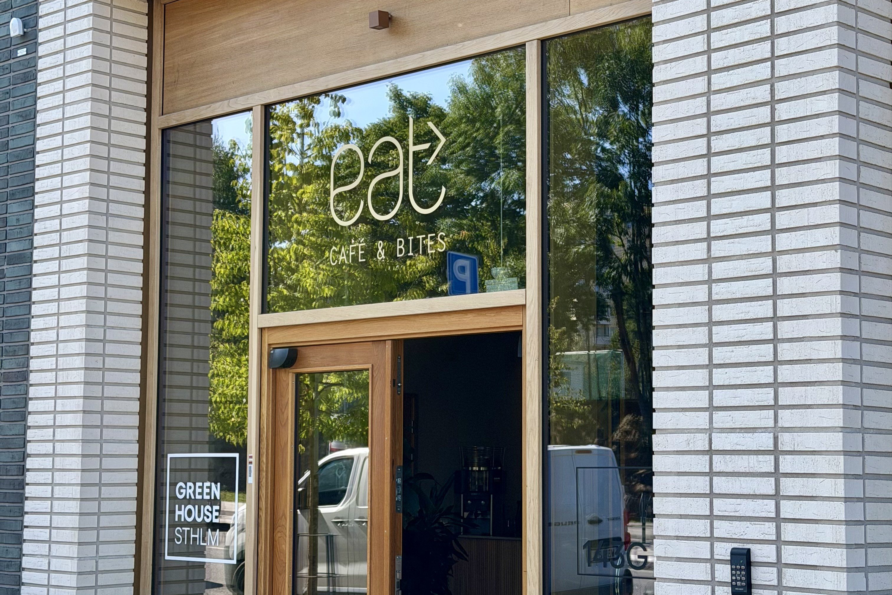 Entré till Eat Café & Bites Greenhouse Sthlm