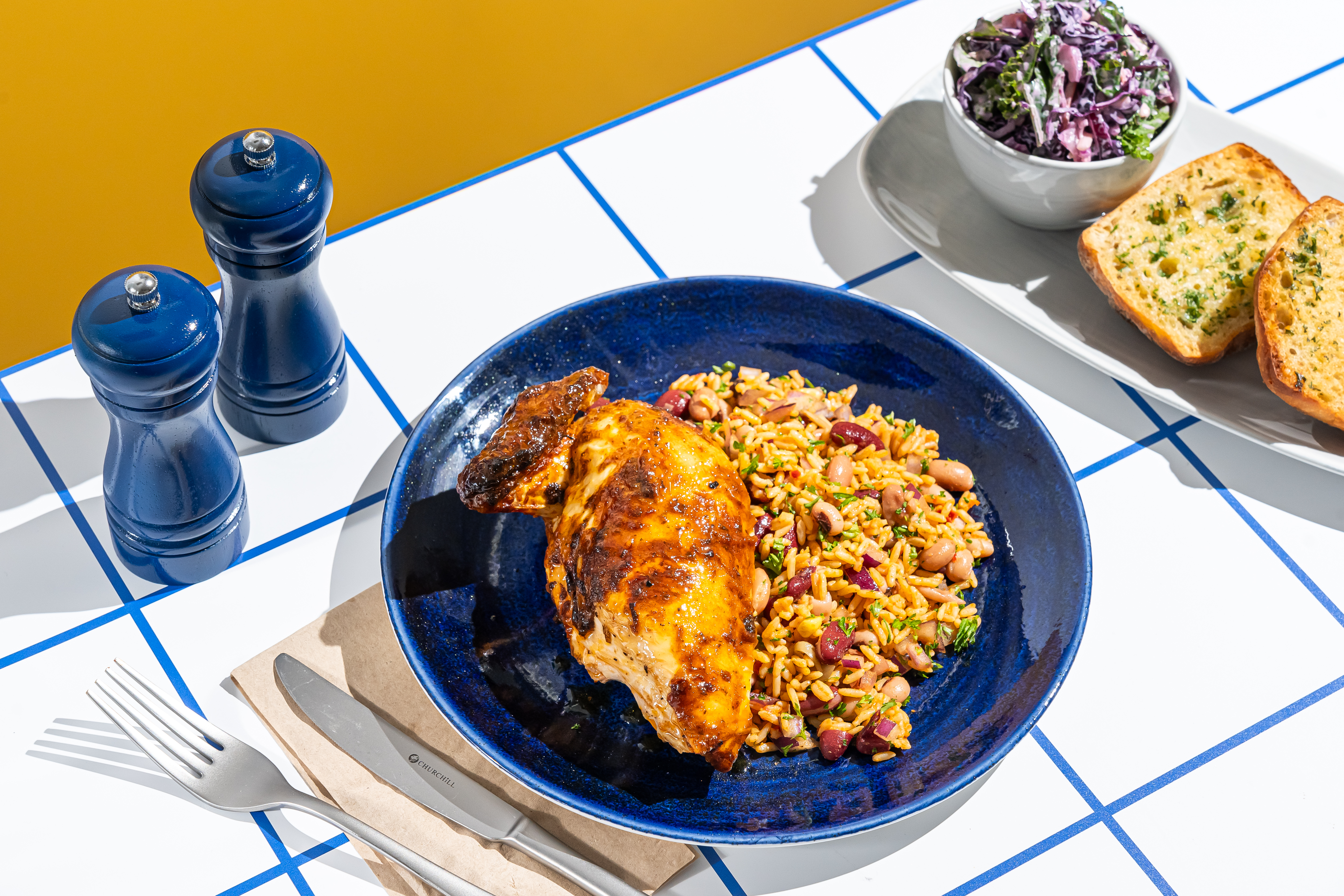 KITCHENWORKS-2025-GLOBAL-Grilled Peri Peri Spiced Chicken with Portuguese Rice -1