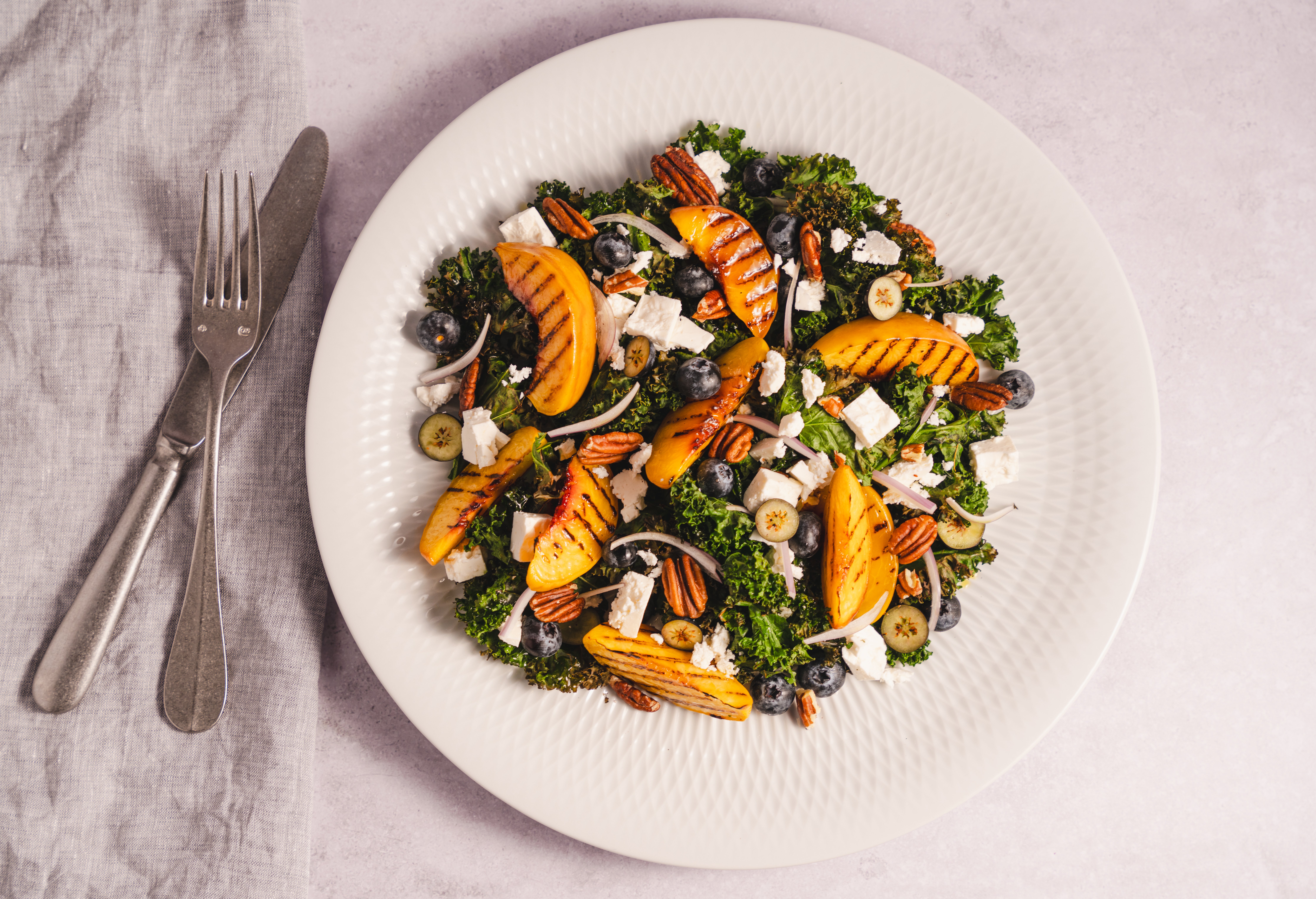print_l_Kale and grilled peach salad with feta and blueberries 2