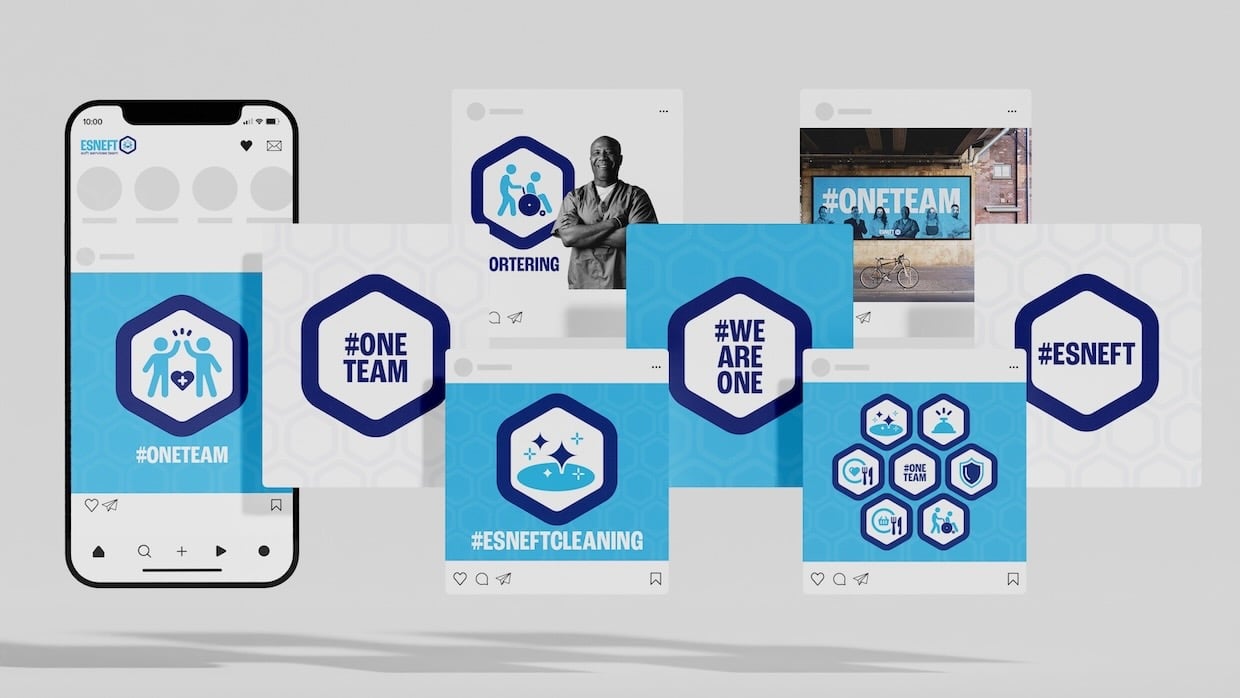 social media post mockup