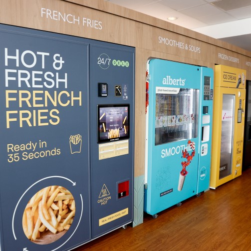 A hospital vending machine