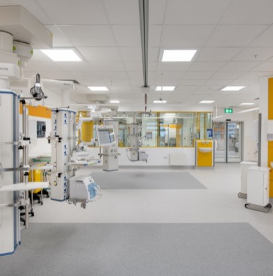 An intensive care unit of a hospital