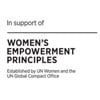 In support of women's empowerment logo