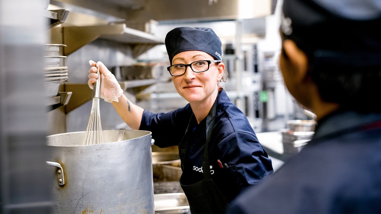 Sodexo woman chef
