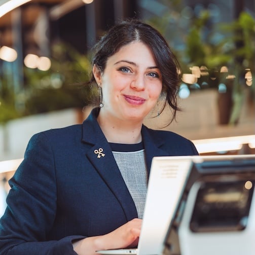 Sara Dell'Antoglietta, Front of House Manager, Sodexo Circles UK