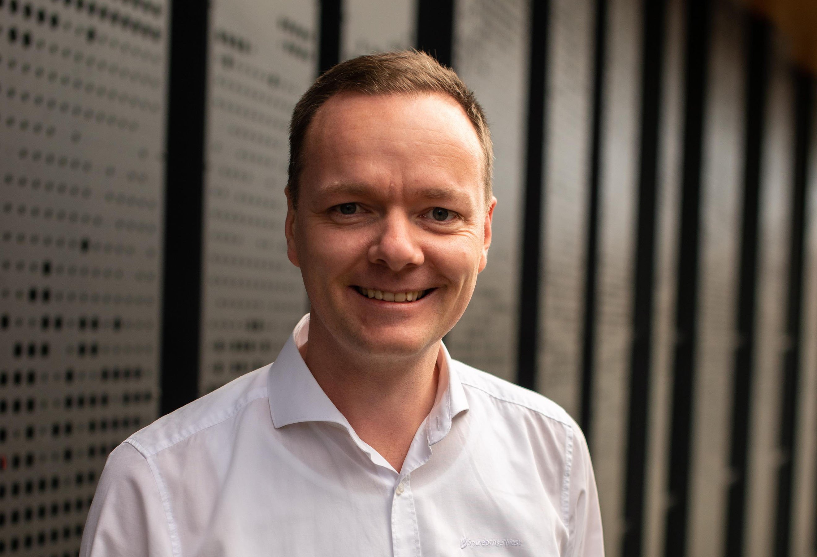 Jan-Tore Smith, banksjef i Sparebanken Vest.