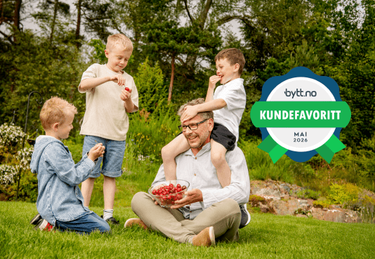 familie i hagen