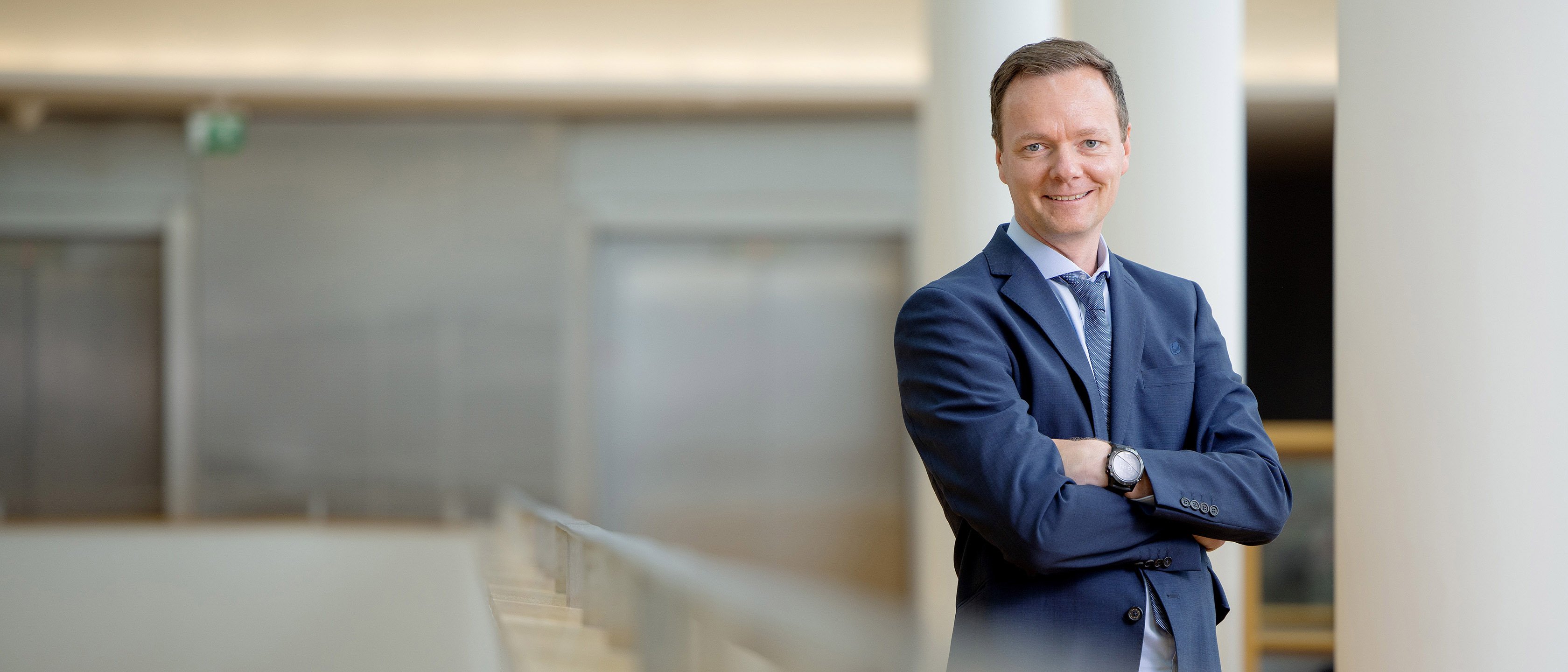 Jan-Tore Smith er banksjef ved sentrumskontoret til Sparebanken Norge