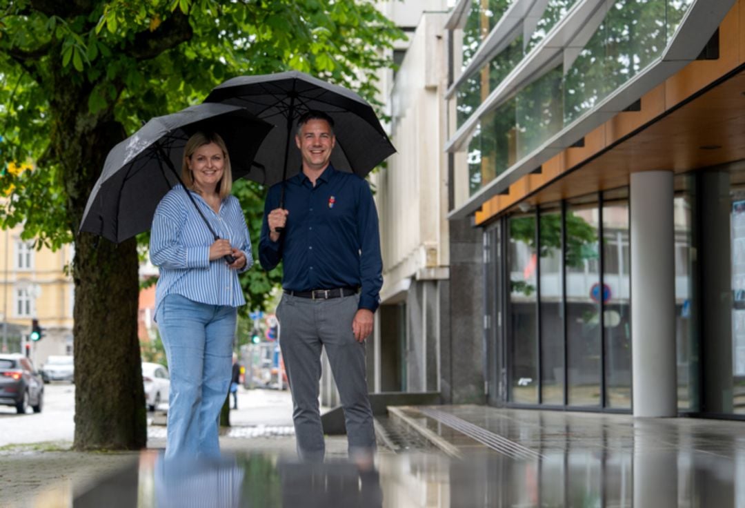 Anette og Marius fra Sparebanken Norge