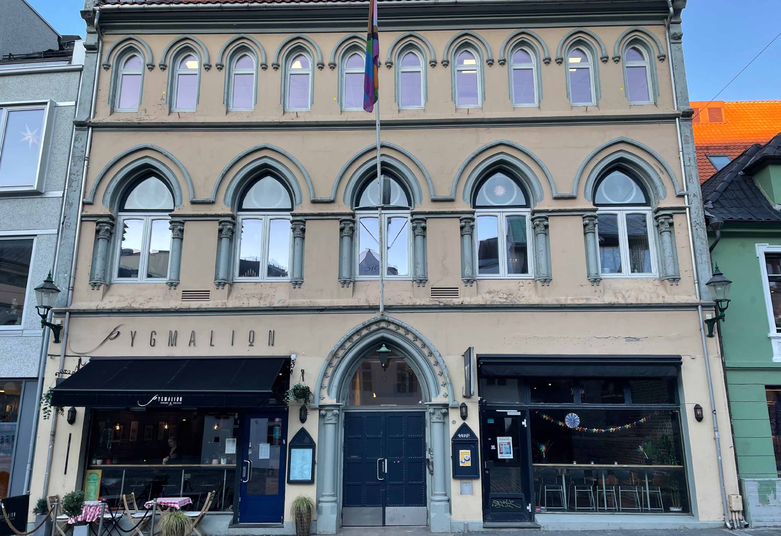 Fasaden på Forandringshuset