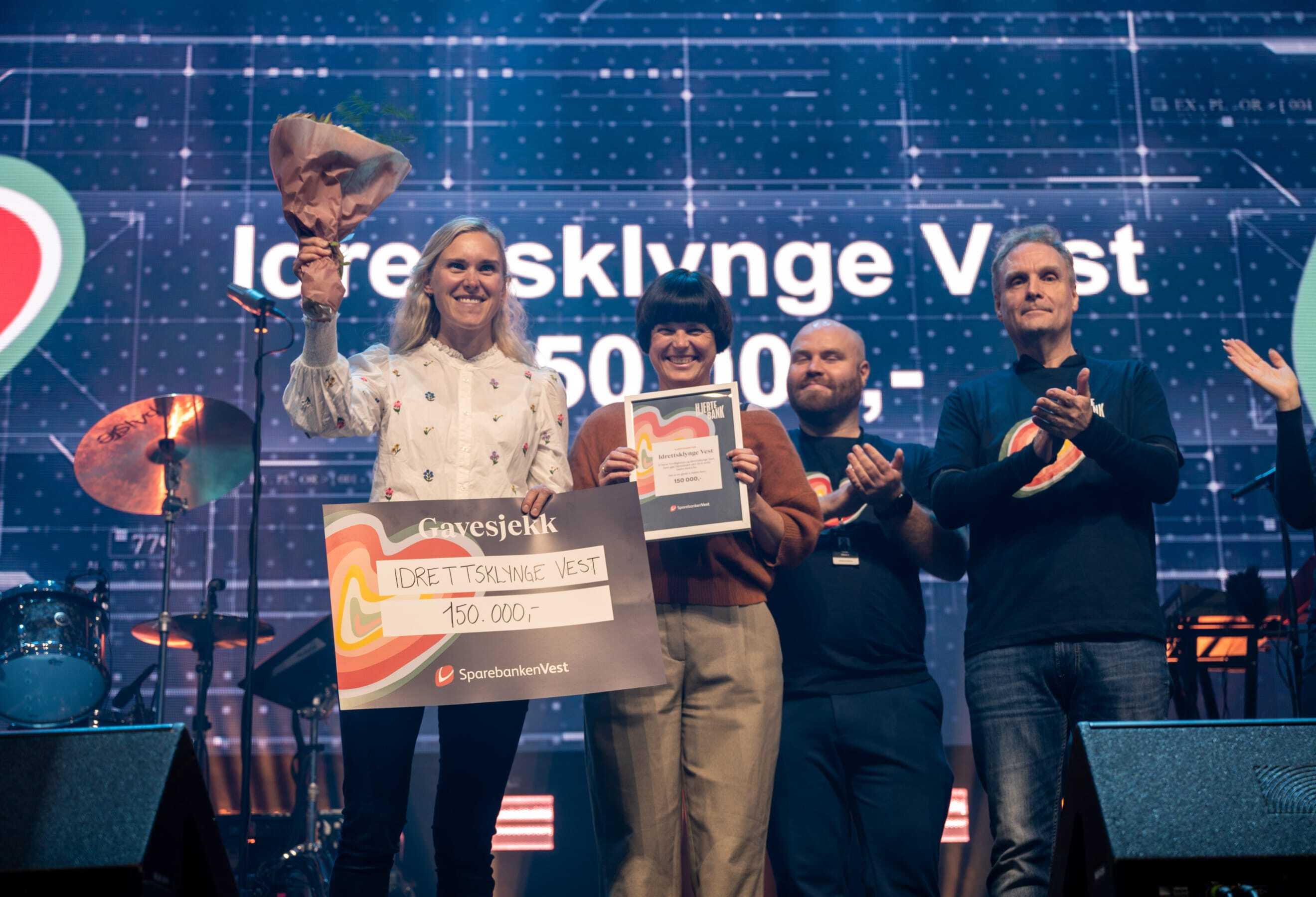 Idrettsklynge Vest tildeles 150.000 kroner under hjertebank