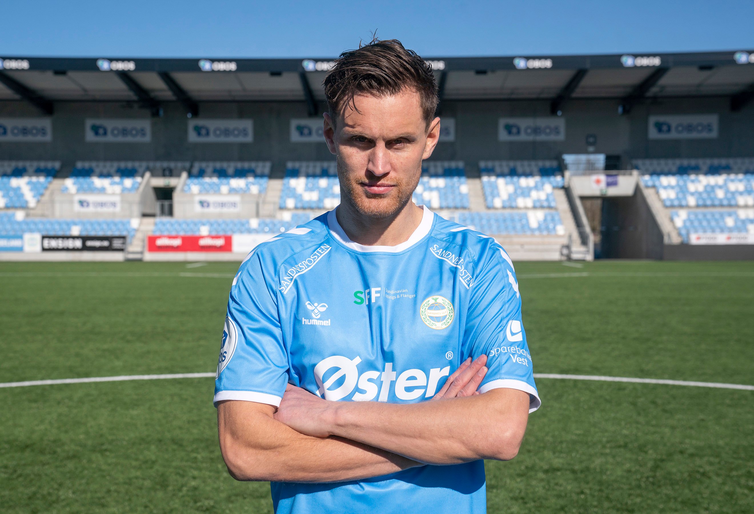 Tommy Høiland i Sandnes Ulf-drakt