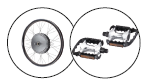 Motor and pedals