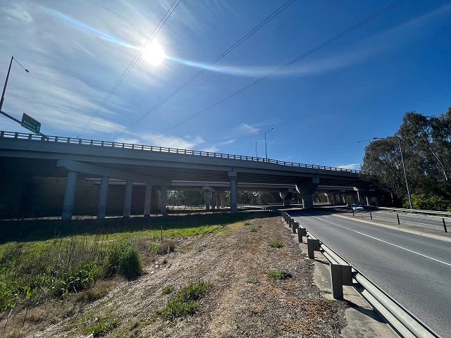 Image of the Bandiana Link Bridge in Wodonga