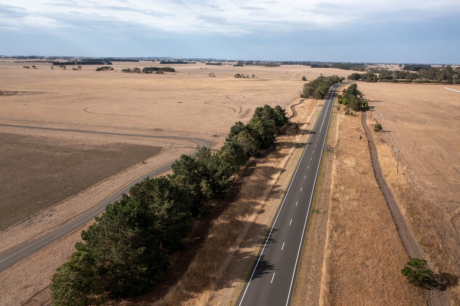Image of a rural road in the Barwon South West region
