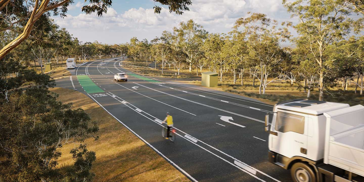 Image of the Black Forest Drive intersection upgrade