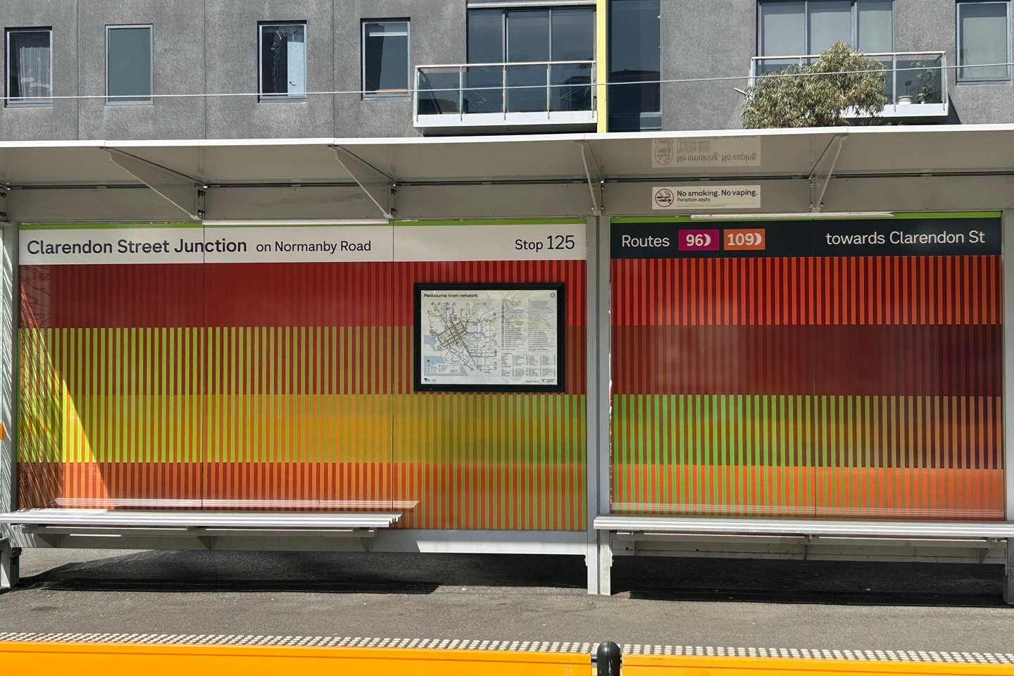 Image of the artwork at Clarendon Street Junction Stop 125