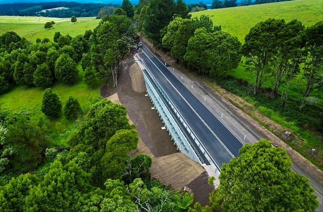 Image of the Hyland Highway works complete