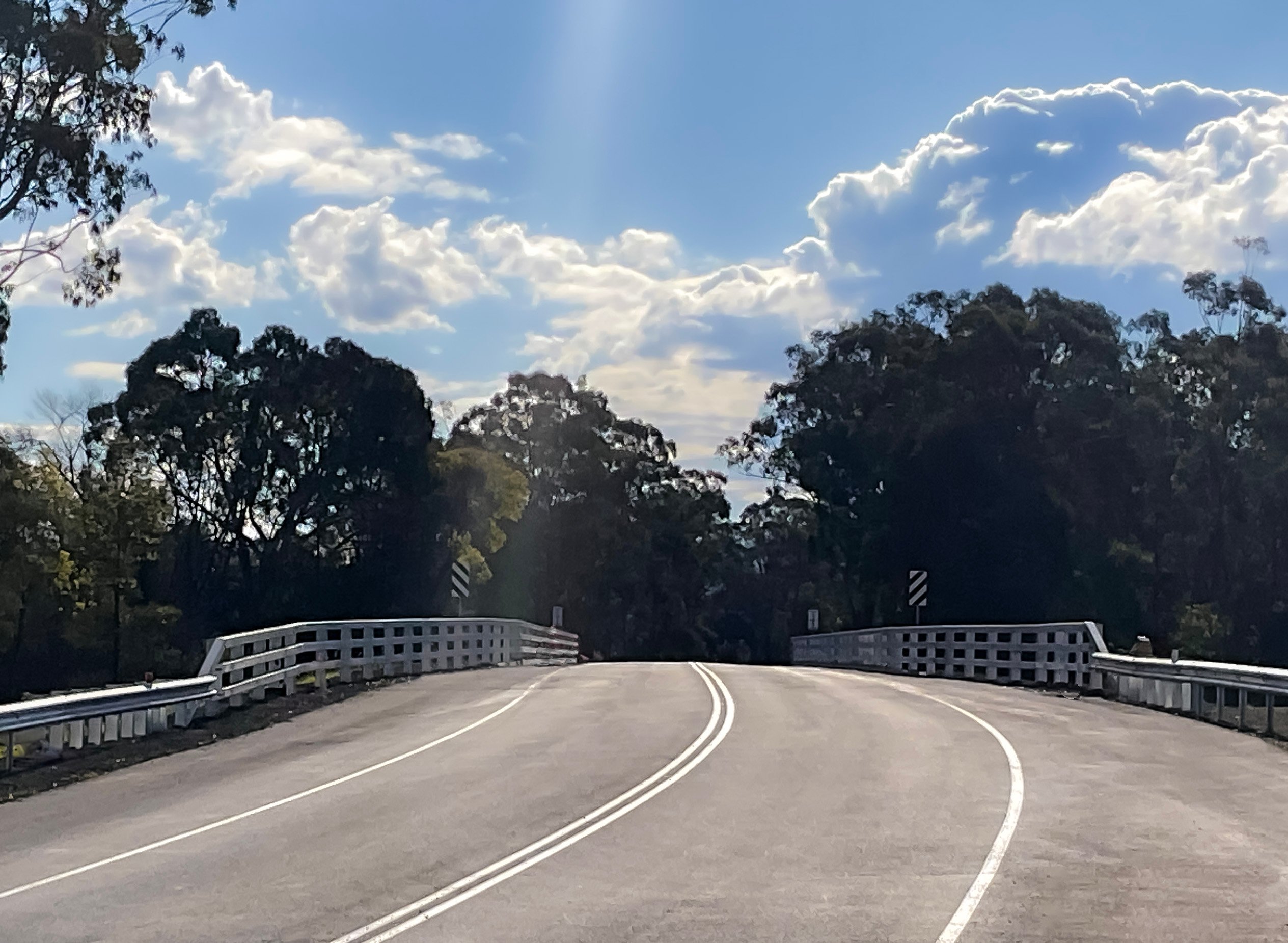 Image of the completed Latrobe River bridge replacement