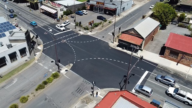 Image of completed works at Union Street, Kilmore
