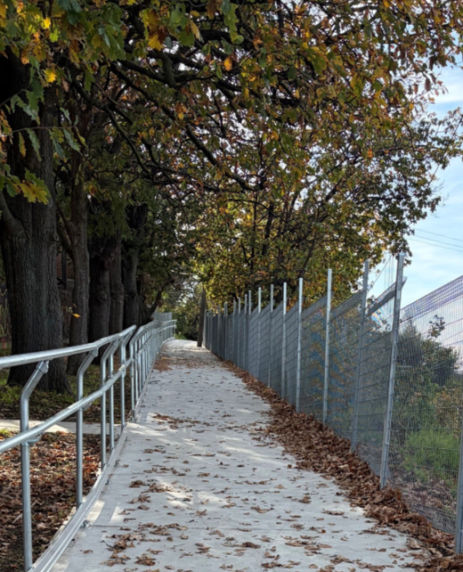 Image of the completed Northern Trail path in Heidelberg