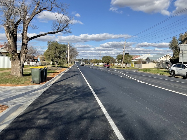 Image of the completed works at Seventh Street in Mildura